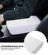 Refresh Edition Armrest Box Cover To 2023-2025 Tesla 3 White
