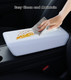 Refresh Edition Armrest Box Cover To 2023-2025 Tesla 3 White