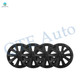 Set Of 4 Wheel Covers Small Sword Shadow Hubcaps To 2017-2023 Tesla 3 18 inch Except Highland