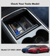 Center Console Organizer Removable Double Layer Console Tray To 2021-2024 Tesla Model 3 and Model Y, Interior Accessories To 2016-2023 Model 3 2020-2024 Model Y Except Model 3 Highland