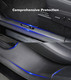 Set of 4 Door Sill Protector Threshold Strips Compatible With 2020-2025 Tesla Y