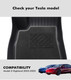 Set of 3 Refresh Edition Car Double-layer Foot Mat To 2023-2025 Tesla 3