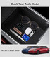 Refresh Edition Center Rear Storage Box To 2023-2025 Tesla 3 Flocking