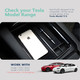 Center Console Organizer Tray Storage Box With USB & Type-C To 2021 2022 2023 2024 Tesla model y and model 3 (Exc. Highland), Storage Box ABS Material To Glasses,Credit Cards,Small Change