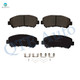 Front Brake Pads For 2008-2013 Nissan Rogue, 2009-2014 2016-2018 Nissan Maxima, 2007-2012 Sentra, 2014-2017 Juke, 14 15 Rogue Select, 2010-2013 Suzuki Kizashi, Set of 4 Ceramic Brakes Pads