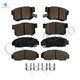 Front Rear Brake Pads for 2003-2007 Honda Accord, Set of 8 Ceramic Brakes Pads