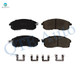 Front Brake Pads For 07-19 Nissan Sentra, 07-12 Versa, 02-13 Altima, 09-14 Cube, 11-17 Juke, 00-03 Maxima, 03-05 Infiniti G35, 00 01 I30, 02-04 I35, 03-05 350Z, Set of 4 Ceramic Brakes Pads