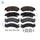 Front-Rear Brake Pads For 2006-2011 Cadillac DTS, 2005 Cadillac Deville, Set of 8 Ceramic Brake Pads