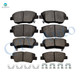 Front Rear Brake Pads for 2011-2015 Hyundai Sonata, 2011-2015 KIA Optima, Set of 8 Ceramic Brakes Pads