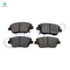 Front Rear Brake Pads for 2011-2015 Hyundai Sonata, 2011-2015 KIA Optima, Set of 8 Ceramic Brakes Pads