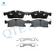 Front Rear Brake Pads for 2011-2020 Jeep Grand Cherokee, 2011-2020 Dodge Durango, Set of 8 Ceramic Brakes Pads