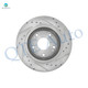 Rear Drilled Slotted Disc Brake Rotors For 2003-2007 Honda Accord, 2004-2008 Acura TSX, 260mm Automotive Replacement Brake Rotors