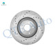 Front Drilled Brake Rotors For 2003-2012 Honda Accord, 2003-2008 Pilot, 1999-2004 Odyssey, 1999-2008 Acura TL, 2004-2014 TSX, 2001-2003 CL,2001-2006 MDX,Automotive Replacement Brake Rotors