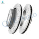 Rear Drilled Brake Rotors For 2011-2018 RAM 1500, 2002-2010 Dodge RAM 1500, 2019-2022 RAM 1500 Classic, 2004-2009 Dodge Durango, 2007-2009 Chrysler Aspen, Automotive Replacement Brake Rotors
