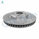 Front Drilled Slotted Disc Brake Rotors For 2012-2017 Toyota Camry, 2012-2018 Toyota Avalon, 2016-2018 Lexus ES350, 296mm Automotive Replacement Brake Rotors