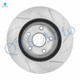 Front Drilled Slotted Disc Brake Rotors For 2012-2017 Toyota Camry, 2012-2018 Toyota Avalon, 2016-2018 Lexus ES350, 296mm Automotive Replacement Brake Rotors