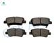 Front Rear Brake Pads for 2011-2015 Hyundai Sonata, 2011-2015 KIA Optima, Set of 8 Ceramic Brakes Pads  D1444 8595 Rear: 8428A-D1445
