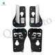 Set of 4 Front-Rear Inner Inside Door Handle For 2007-2010 KIA Rondo Chrome