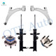 Set of 6 Front Lower Control Arm Ball Joint-Wheel Hub Bearing Assembly-Suspension Strut Assembly For 2010 Buick Allure FWD Set of 6 Front Lower Control Arm Ball Joint-Wheel Hub Bearing Assembly-Suspension Strut Assembly For 2010 Buick Allure FWD