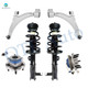 Set of 6 Front Lower Control Arm Ball Joint-Wheel Hub Bearing Assembly-Quick Complete Strut-Coil Spring Assembly For 2010 Buick Allure Set of 6 Front Lower Control Arm Ball Joint-Wheel Hub Bearing Assembly-Quick Complete Strut-Coil Spring Assembly For 2010 Buick Allure