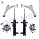 Set of 6 Front Lower Control Arm Ball Joint-Wheel Hub Bearing Assembly-Suspension Strut Assembly For 2010 Buick Allure w/o Electronic Suspension Set of 6 Front Lower Control Arm Ball Joint-Wheel Hub Bearing Assembly-Suspension Strut Assembly For 2010 Buick Allure w/o Electronic Suspension