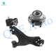 Front Right Lower Control Arm Ball Joint-Wheel Hub Bearing Assembly For 2007-2010 Saturn Outlook
