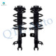 Pair of 2 Front Left-Right Quick Complete Strut-Coil Spring Assembly For 2019-2024 Lexus ES350