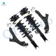 Set of 4 Front Lower Control Arm Ball Joint-Quick Complete Strut-Coil Spring Assembly For 2002-2005 Saturn VUE V6