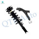 Front Left Lower Control Arm Ball Joint-Quick Complete Strut-Coil Spring Assembly For 2006 2007 Saturn VUE