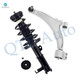 Front Left Lower Control Arm Ball Joint-Quick Complete Strut-Coil Spring Assembly For 2010-2016 Buick Lacrosse FWD Front Left Lower Control Arm Ball Joint-Quick Complete Strut-Coil Spring Assembly For 2010-2016 Buick Lacrosse FWD