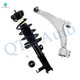 Front Left Lower Control Arm Ball Joint-Quick Complete Strut-Coil Spring Assembly For 2011 Buick Regal L4 2.4L