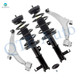 Set of 4 Front Lower Control Arm Ball Joint-Quick Complete Strut-Coil Spring Assembly For 2013-2015 Chevrolet Malibu Set of 4 Front Lower Control Arm Ball Joint-Quick Complete Strut-Coil Spring Assembly For 2013-2015 Chevrolet Malibu