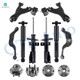 Set of 12 Front Lower Control Arm Ball Joint-Wheel Hub Bearing Assembly-Suspension Strut Assembly-Rear Upper Rearward Control Arm-Wheel Hub Bearing Assembly-Shock Absorber For 2017 GMC Acadia Limited