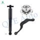 Set of 3 Rear Right Upper Rearward Control Arm-Wheel Hub Bearing Assembly-Shock Absorber For 2007-2010 Saturn Outlook Set of 3 Rear Right Upper Rearward Control Arm-Wheel Hub Bearing Assembly-Shock Absorber For 2007-2010 Saturn Outlook