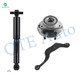 Set of 3 Rear Right Upper Rearward Control Arm-Wheel Hub Bearing Assembly-Shock Absorber For 2007-2010 Saturn Outlook