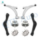 Set of 8 Front Lower Control Arm Ball Joint-Wheel Hub Bearing Assembly-Rear Upper Control Arm-Wheel Hub Bearing Assembly For 2013-2015 Chevrolet Malibu