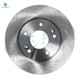 Front 280mm Brake Disc Rotors Replacement For 2010-2012 Hyundai Tucson