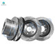 Set of 4 Front 336mm-Rear 351.9mm Drilled Slotted Brake Disc Rotors Replacement For 2006-2008 Dodge RAM 1500