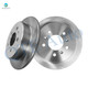Rear 278mm Brake Disc Rotors Replacement For 2008 2009 Buick Lacrosse V8 5.3L 5 Stud Wheel