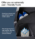 Set of 4 Trunk Side Buckets For 2023 - 2025 Tesla Model 3 Refresh Edition Without Cover,Inspired Trunk Organizer