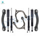 Set of 8 Front Upper Control Arm Ball Joint-Suspension Strut Assembly-Rear Upper Forward Control Arm-Shock Absorber For 2005-2008 Chrysler 300