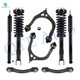 Set of 8 Front Upper Control Arm Ball Joint-Quick Complete Strut-Coil Spring Assembly-Rear Upper Forward Control Arm-Shock Absorber For 2005-2010 Chrysler 300 C
