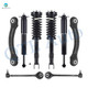 Set of 8 Front Lower Forward Control Arm Ball Joint-Quick Complete Strut-Coil Spring Assembly-Rear Upper Forward Control Arm-Shock Absorber For 2005-2010 Chrysler 300 V6