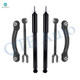 Set of 6 Rear Lower Forward-Upper Forward Control Arm-Shock Absorber For 2005-2008 Dodge Magnum w/o Police Package