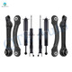 Set of 8 Front Lower Rearward Control Arm-Suspension Strut Assembly-Rear Upper Forward Control Arm-Shock Absorber For 2005-2008 Dodge Magnum RWD
