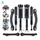 Set of 12 Front Lower Rearward-Rear Upper Forward Control Arm-Wheel Hub Bearing Assembly-Quick Complete Strut-Coil Spring Assembly-Shock Absorber For 2005-2008 Dodge Magnum V6