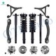 Set of 12 Front Lower Control Arm Ball Joint-Rear Upper Forward Control Arm-Wheel Hub Bearing-Quick Complete Strut-Coil Spring-Complete Shock Absorber For 2005-2009 Chrysler 300