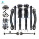 Set 12 Front Lower Forward Control Arm Ball Joint-Rear Upper Forward Control Arm-Wheel Hub Bearing-Quick Complete Strut-Complete Shock Absorber For 2007-2009 Dodge Charger