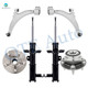 Set of 6 Front Lower Control Arm Ball Joint-Wheel Hub Bearing Assembly-Suspension Strut Assembly For 2010-2016 Buick Lacrosse