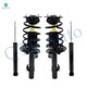 Set 4 Front Quick Complete Strut-Coil Spring-Rear Shock For 2008-2016 Volvo Xc70